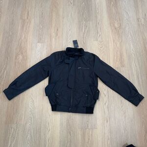 Surface to Air black Bomber Jacket